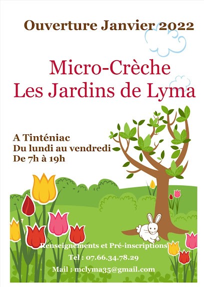 Micro Crèche Les Jardins De Lyma, Crèche à Tinténiac
