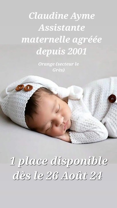 Childminder Orange, Ayme Claudine, Assistante Maternelle à Orange